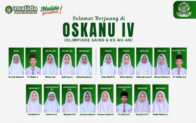 Selamat Berjuang OSKANU IV, Delegasi Terbaik MA Mathalibul Huda Mlonggo